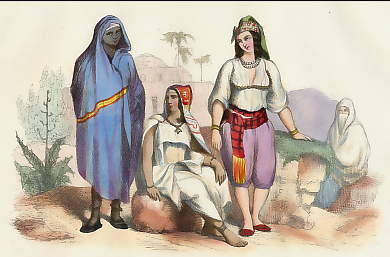 Négresse, Femme Kabyle, Mauresque Chez Elle, Femme Arabe