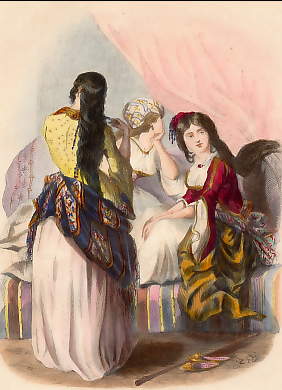 Dame Égyptiennes (Costume Du Harem)
