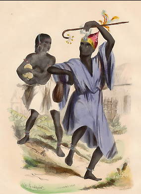 Bouffon et Musicienne Du Darfour
