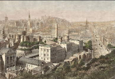 Edimbourg, Vue Prise De Calton Hill