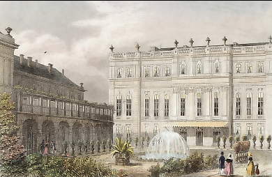 Palais Du Prince Albrecht, Vue Prise Du Jardin