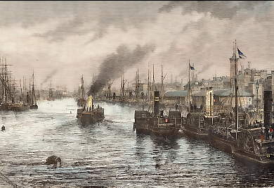 Entrée Du Port De Glasgow