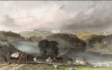 Twysill Castle, on the Tweed, North Durham