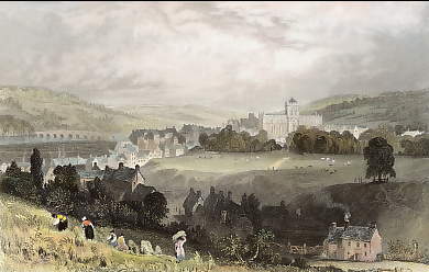 Hexham, from the West, Northumberland