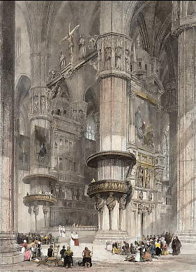 Interior of Milan Cathedral, Italy