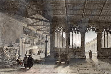 Pise, Vue Intérieure Du Campo Santo