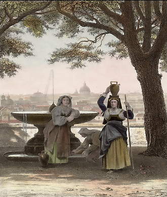 Rom Vom Monte Pincio Ausgesehen