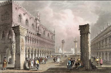 Piazetta, from the Church of St Mark, Venice