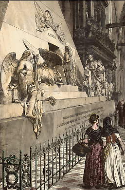 Tombeau De Canova, Dans L´Église Des Frari