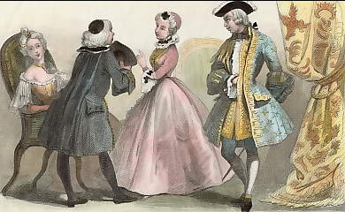 Costumes Au Commencement Du Règne De Louis XV (1720)