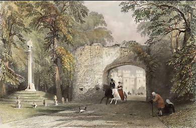 Market Cross and Palace Gate, Scone (Perthshire)