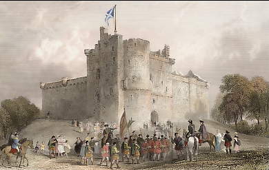 The Castle of Doune (Prince Charles Stuart . Disposal of His Prisoners After the Battle of Falkirk,