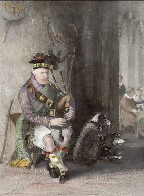 Der Schottische Dudelsackpfeifer