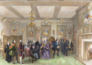 Council Chamber, Vintner´s Hall, Vintner Sherriff Receiving the Congratulations of His Company