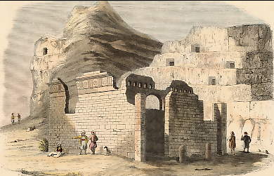 Ruines D´un Temple, à Petra