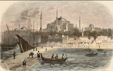 Temple De Sainte-Sophie, Constantinople
