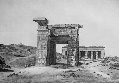 Vue De La Porte Du Nord, Denderah (Tentyris)