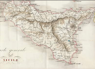 Carte Générale De La Sicile