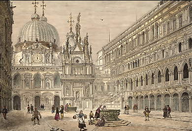 Cour Du Palais Ducal et Escalier Des Géants