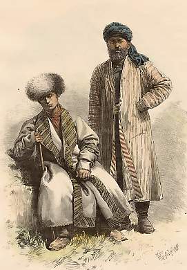 Types et Costumes, Tadjiks De Bokhara