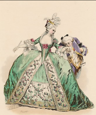 Modes Parisiennes, Règne De Louis XVI, d´après Moreau Le Jeune, 1777