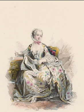 Mme De Pompadour, Règne De Louis XV, D´Après Latour, 1746