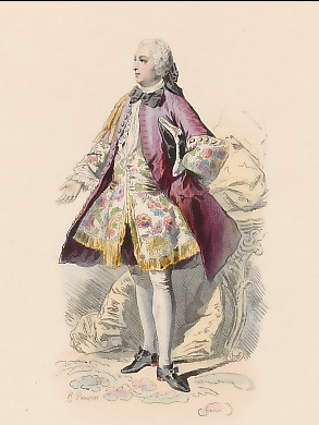 Mode De Paris, Règne De Louis XV, d´après Lancret, 1740