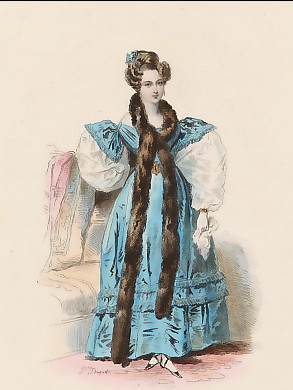 Modes Parisiennes, Règne De Charles X, D´Après Deveria, 1828