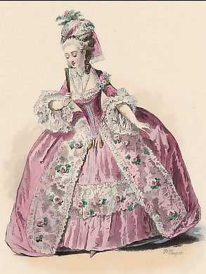 Duchesse, Règne De Louis XVI, D´Après Moreau, 1783