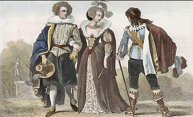 Costumes Sous le Règne De Louis XIII (1620)