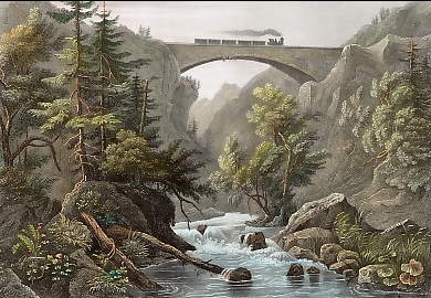Cascade-Bridge, Erie Railroad 