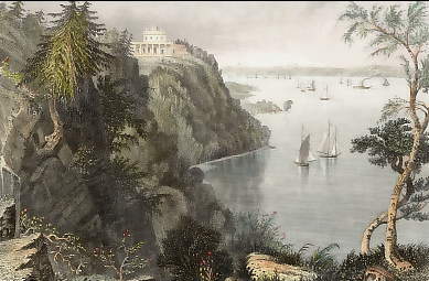 Scenerie am Hudson, Bei Weehawken 