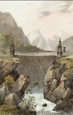 Pont Dans La Province De Tlascala Près De Los Reyes 