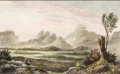 Montagnes De Porphyre Colonnaire Du Jacal 