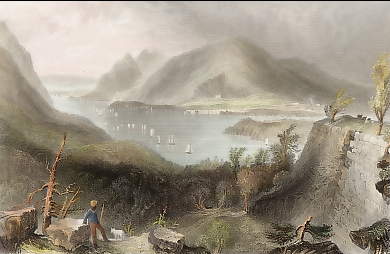 View from Fort Putnam, Hudson River 