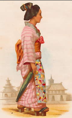 Femme De Yokohama, Japon 