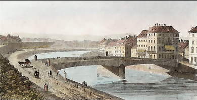 Le Schlag Brükke, Pont à Vienne 