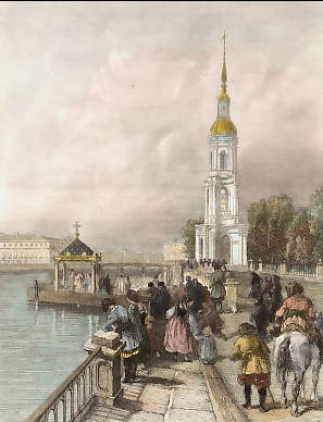 Tour De L´Église St. Nicolas, St. Petersbourg