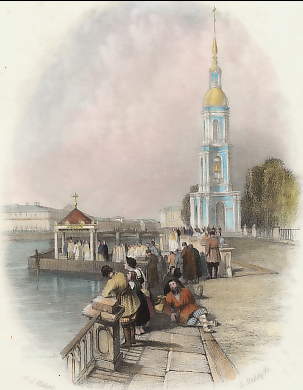 Tower of the Nikolskoi Church, St Petersburg