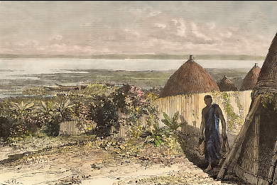 Paysage Des Bords Du N´Yanza Dans L´Ou-Ganda, Vue Prise De La Baie Murchison