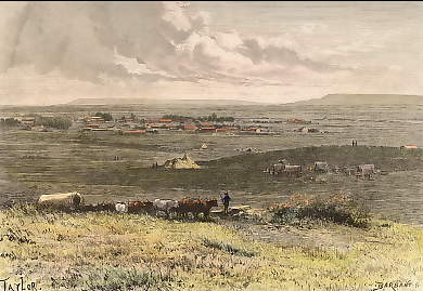 Paysage De La Frontière Orientale Du Transvaal
