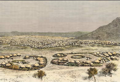 Chochong, Chef Lieu Des Ba-Mangouato, Vue Générale 