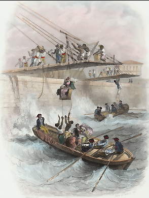 Débarcadère De St. Denis, Ile Bourbon 