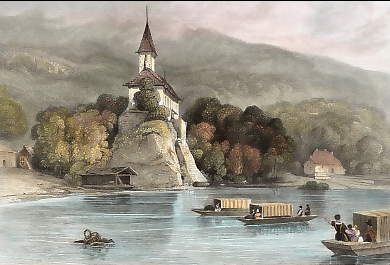 William Tell´s Chapel, Lake of Geneva