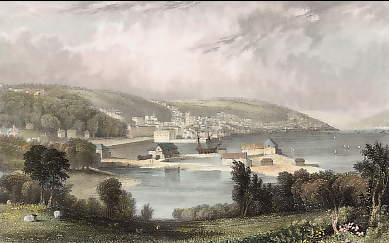 Falmouth, Cornwall From Pendennis Castle