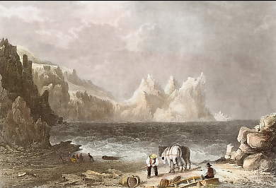 Treryn Castle an der Kürste von Cornwall