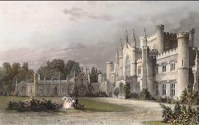 South View of Lowther Castle, Seat of the Earl of Lonsdale