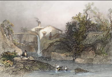 Water Mill on the Lynn, North Devon 