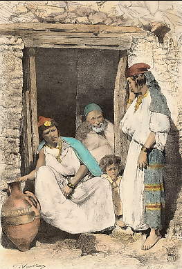 Types et costumes: Famille Kabyle