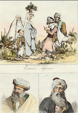 Costumes Algériens ; Hussein ; Barberousse 